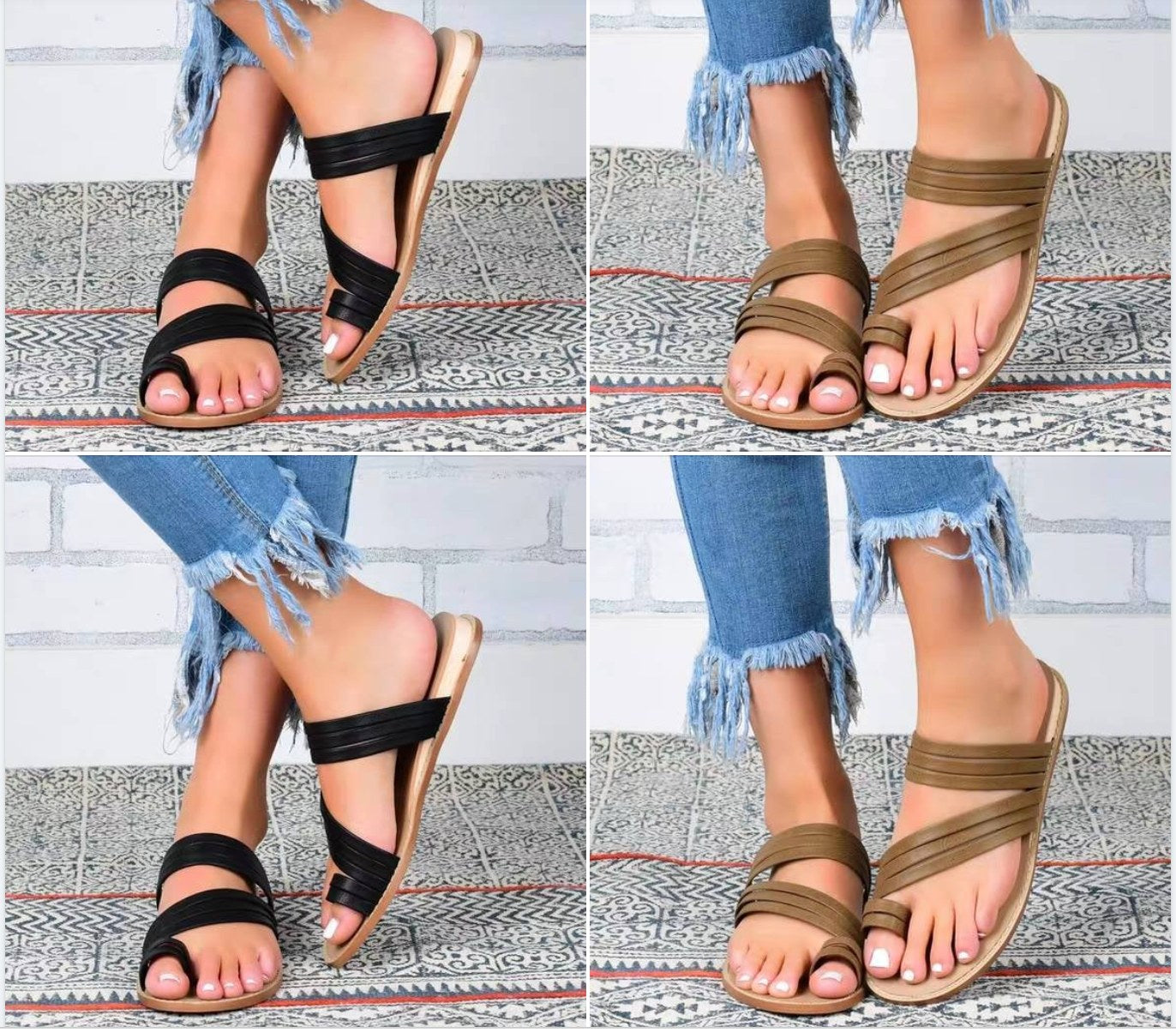 Strappy Sandal (BROWN ONLY)