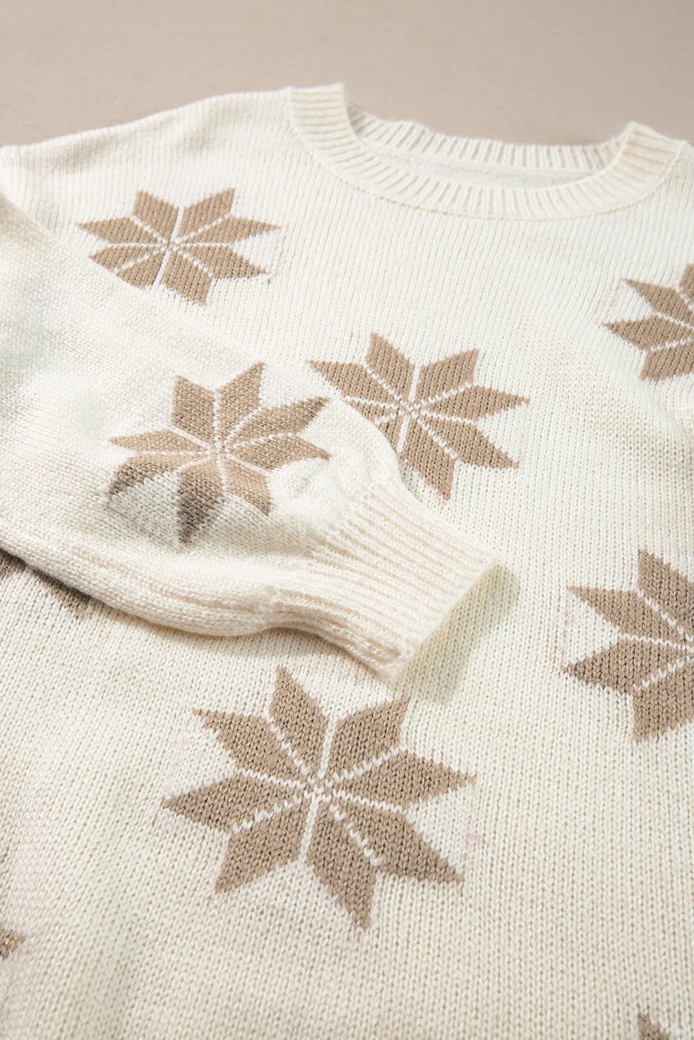 White Snowflake Sweater