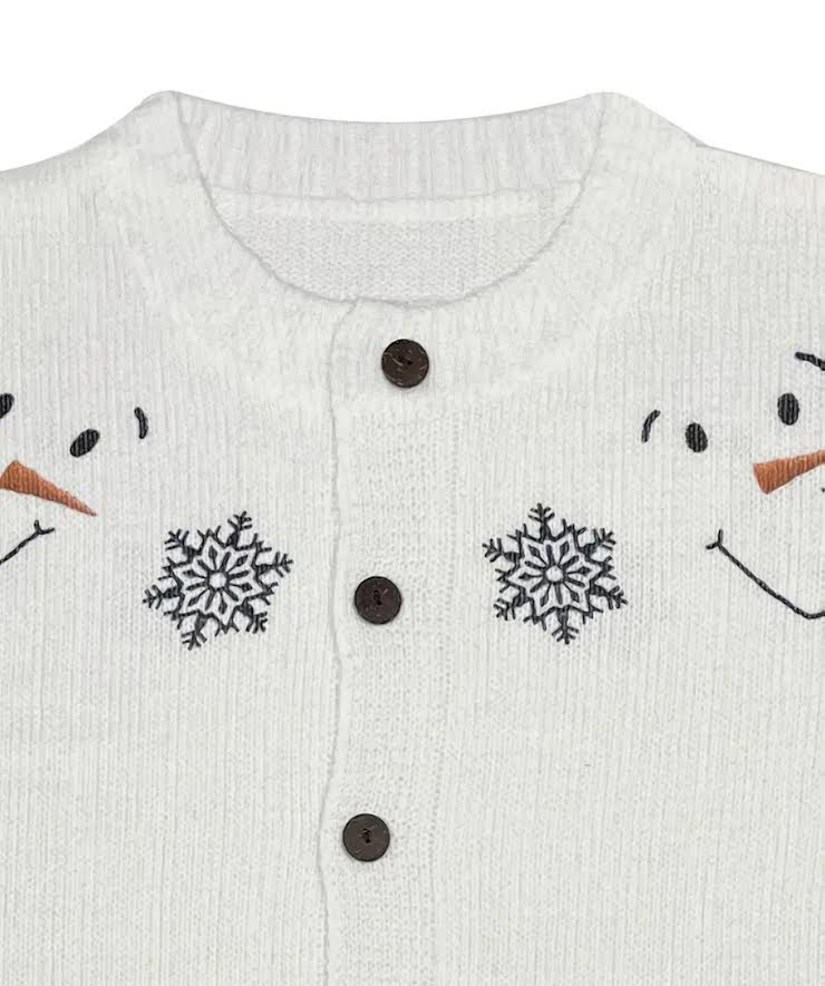 Snowman Cardigan