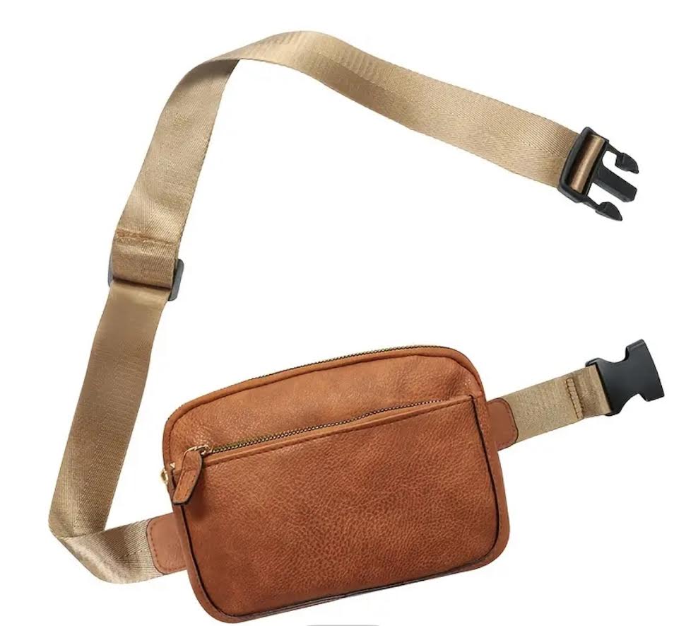 Brown Crossbody Belt Bag