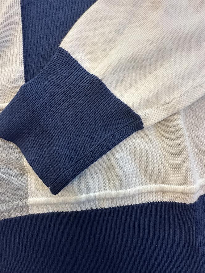 Color Block Sweater Blue/Gray/White