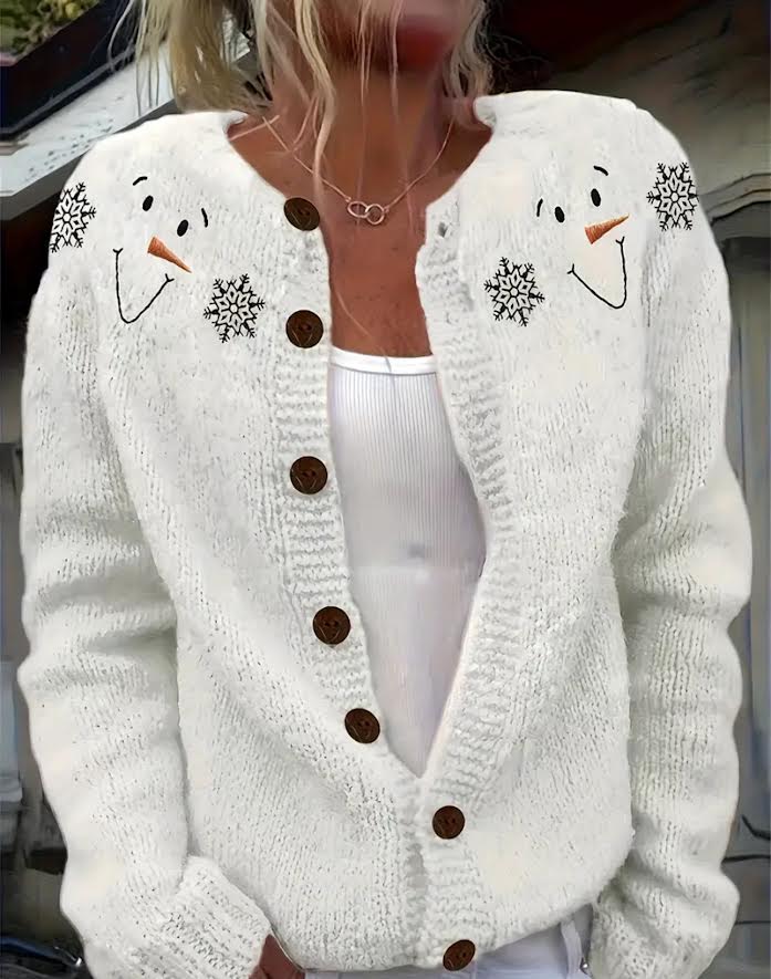 Snowman Cardigan