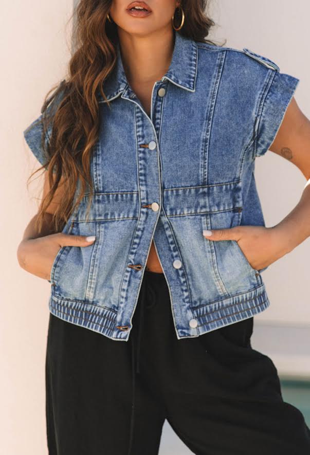 Denim Vest Shirt