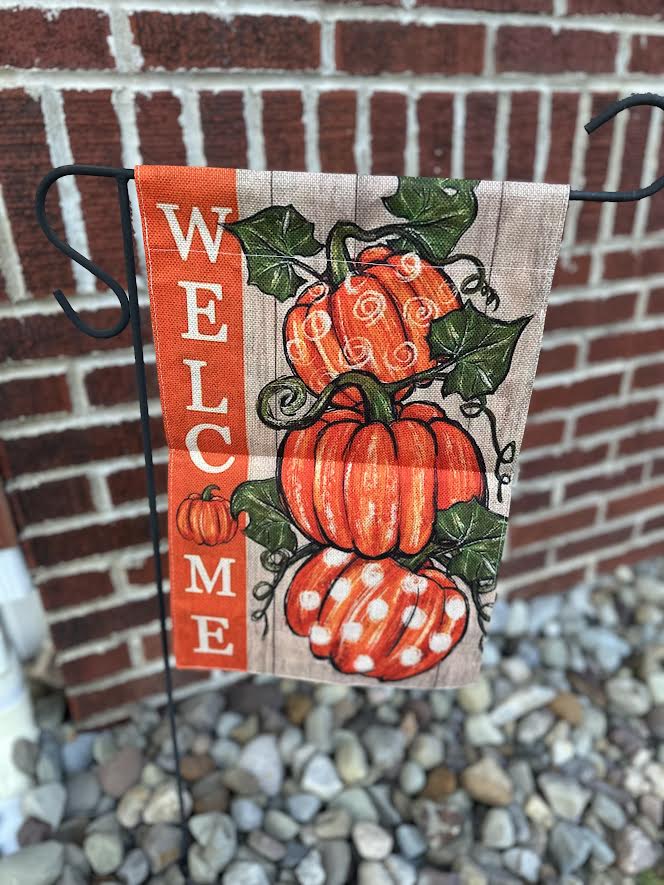 Pumpkin Garden Flag