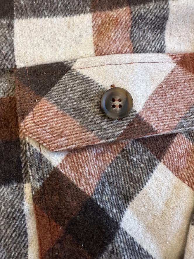 Rust Mix Plaid Jacket 0077