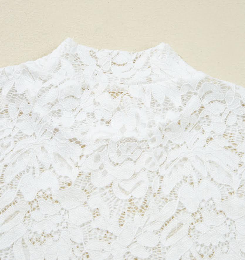 Lacy Bell Sleeve Top