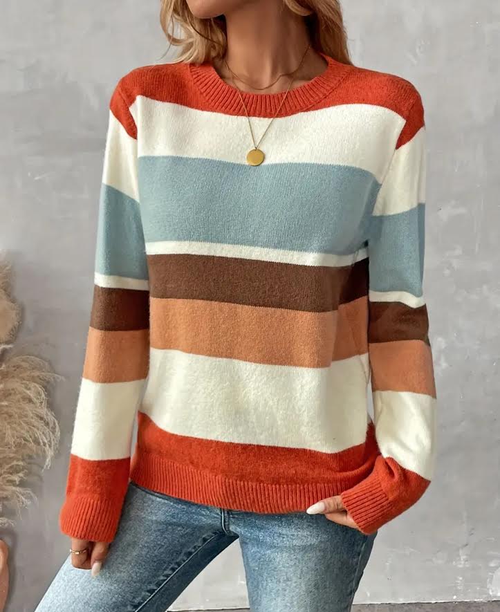 Wide Stripe Sweater