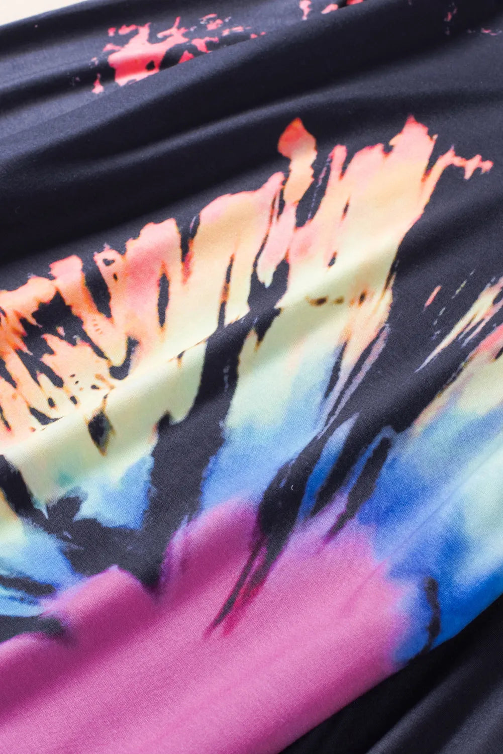 Reverse Tie Dye Rainbow Hoodie