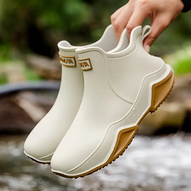 Trendy Outdoor Waterproof Anti Slip Durable Women's Rain Boots
