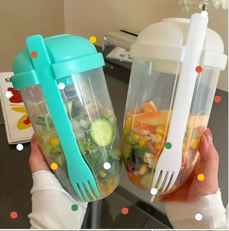 Salad Meal Shaker Cup