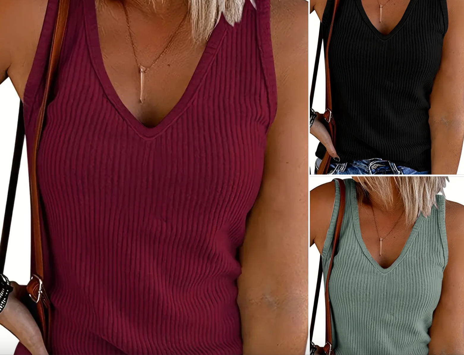 Solid Color Tank Top 6654