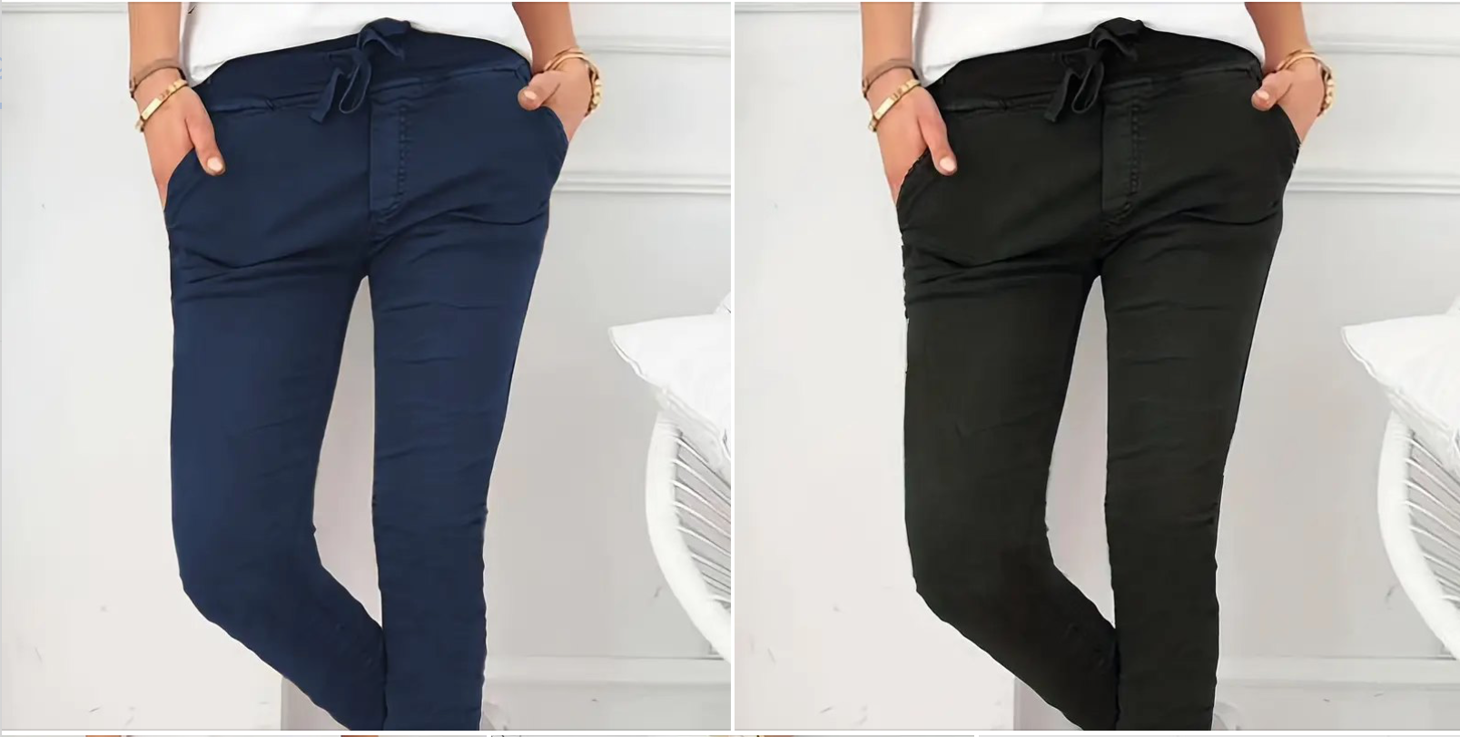 Women's Stretchy Drawstring Pants