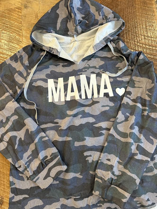 MAMA CAMO SWEATSHIRT
