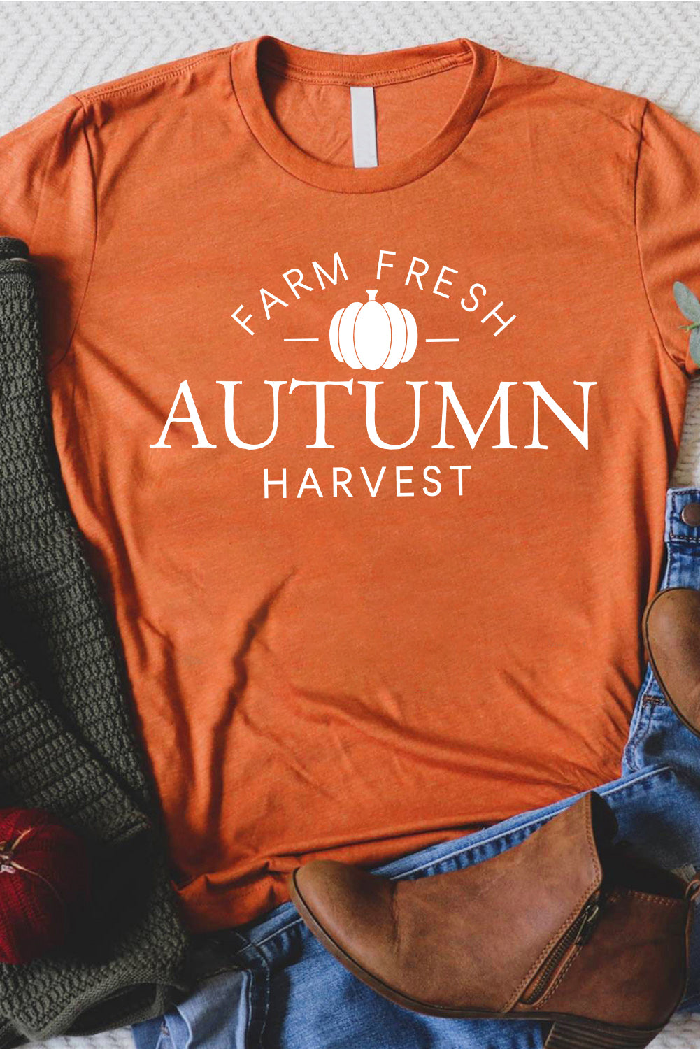 FARM FRESH AUTUMN Harvest Short Sleeve T Shirt NO: 8659