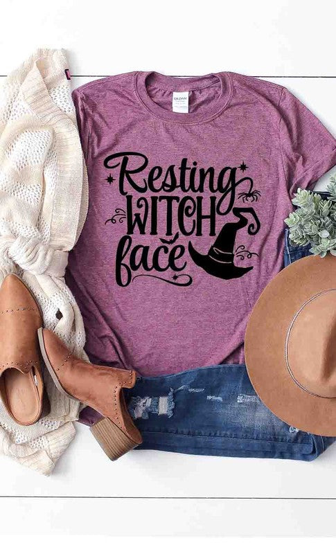 Resting witch face graphic tee