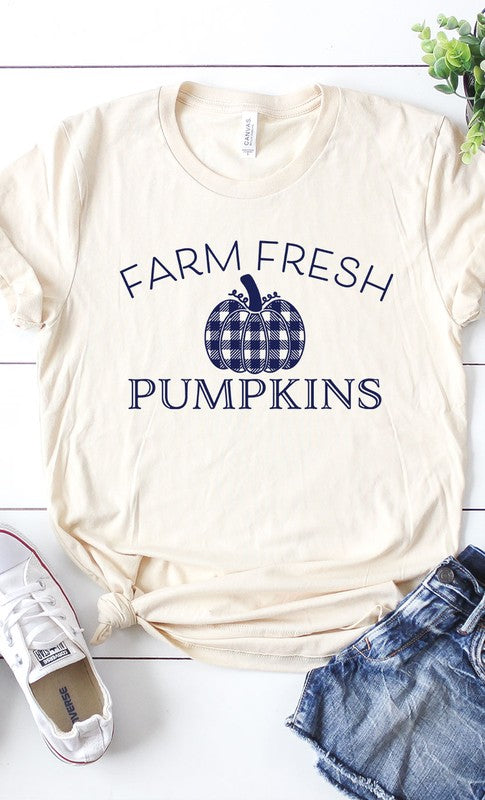 Farm Fresh Plaid Pumpkin
